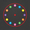 TME002-C Circles Clock