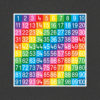 TME008-100SF Number Grid 1-100 Full Solid